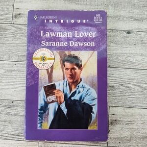 Lawman Lover by Saranne Dawson 1999 Harlequin Intrugue Romance Paperback